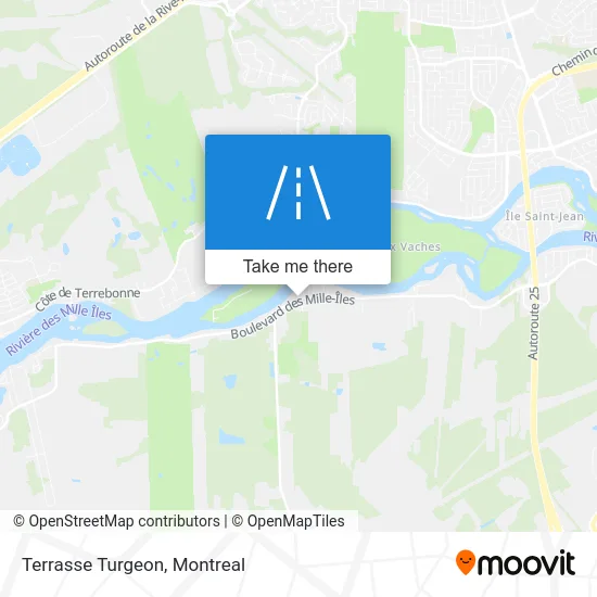 Terrasse Turgeon map