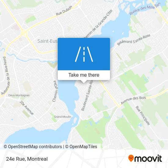 24e Rue map
