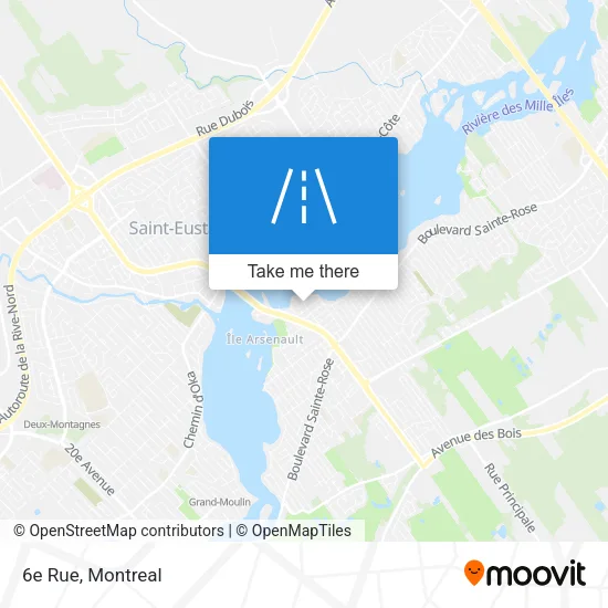6e Rue map