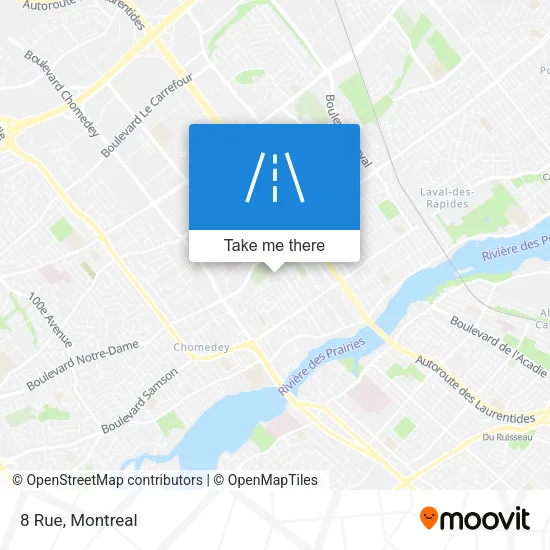 8 Rue map