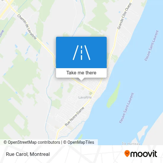 Rue Carol map