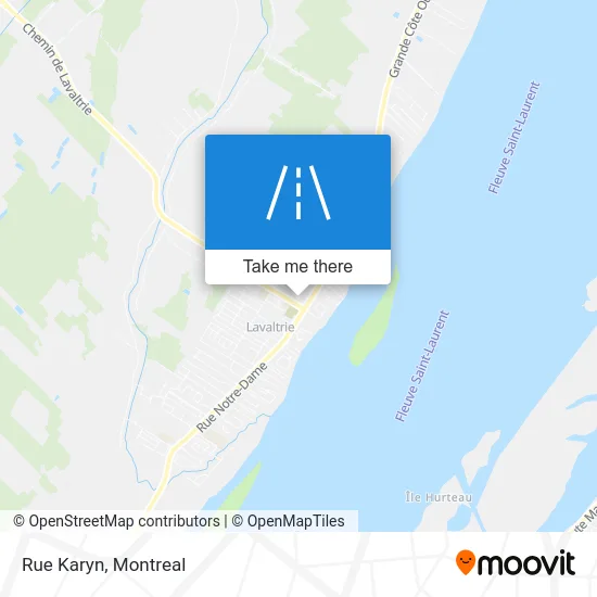 Rue Karyn map