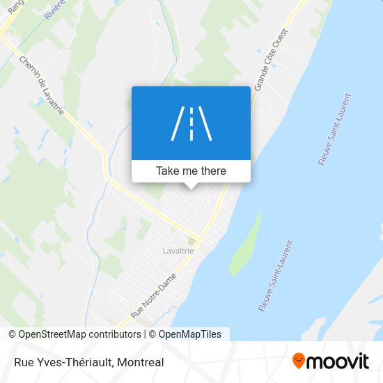 Rue Yves-Thériault map