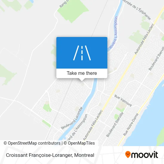 Croissant Françoise-Loranger map