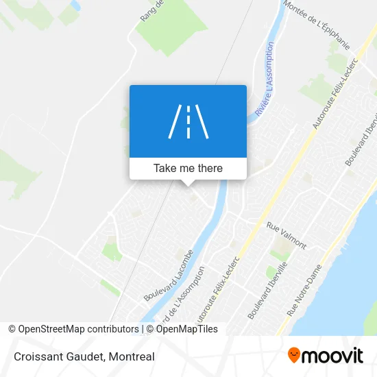 Croissant Gaudet map