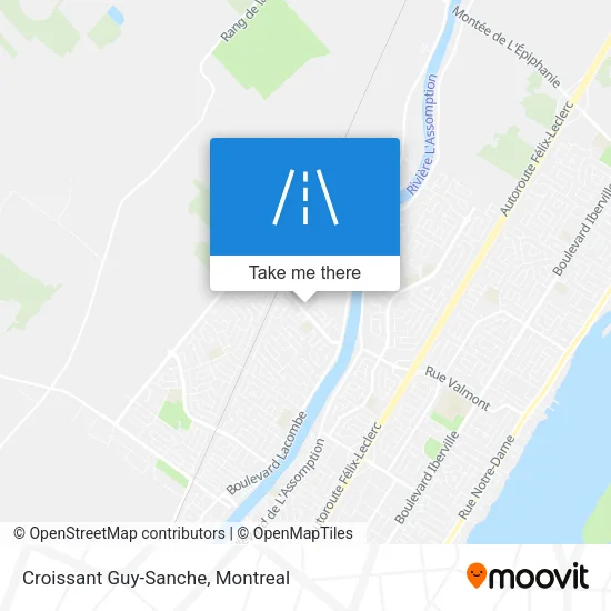 Croissant Guy-Sanche map