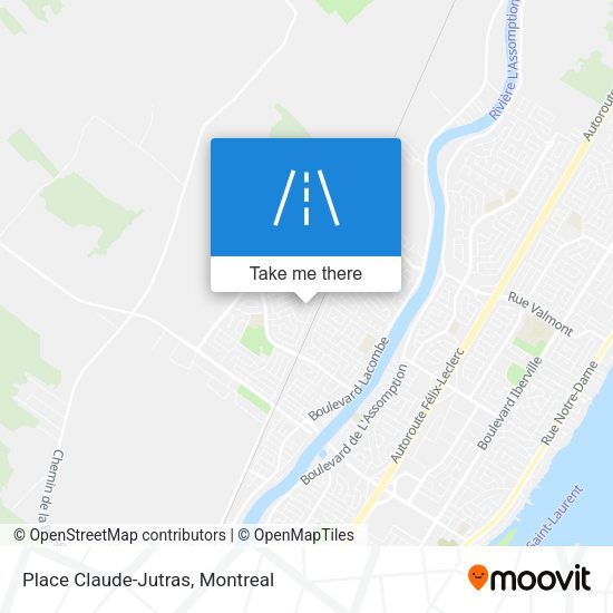 Place Claude-Jutras map