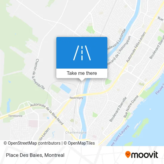 Place Des Baies map