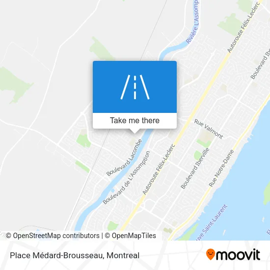 Place Médard-Brousseau map