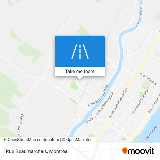 Rue Beaumarchais map