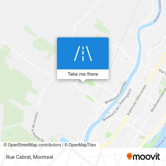 Rue Cabral map