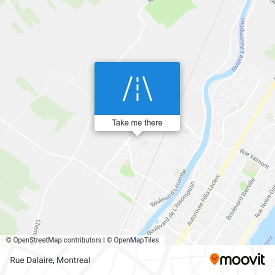 Rue Dalaire map