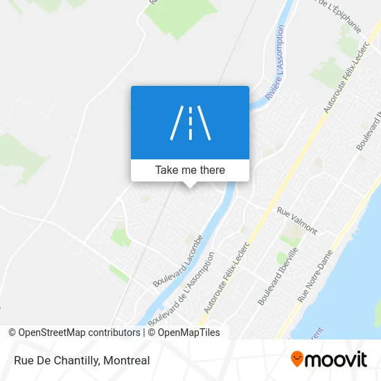 Rue De Chantilly map