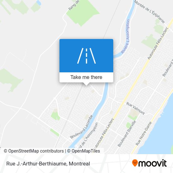 Rue J.-Arthur-Berthiaume map