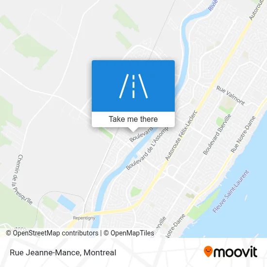 Rue Jeanne-Mance map