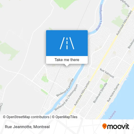 Rue Jeannotte map
