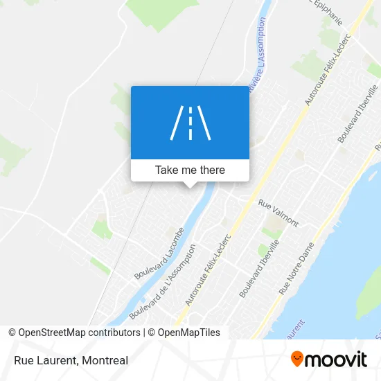 Rue Laurent map