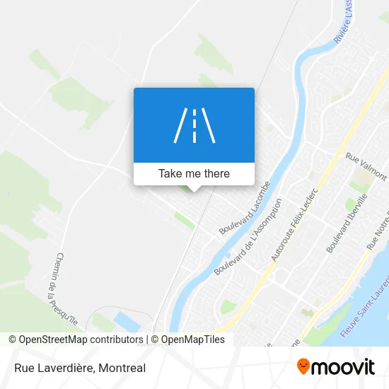 Rue Laverdière map