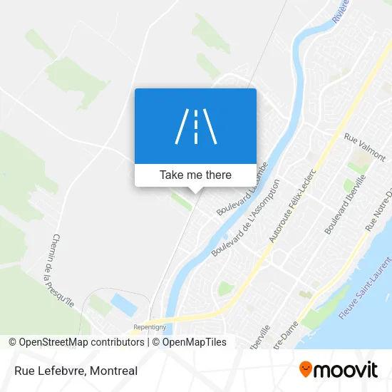 Rue Lefebvre map