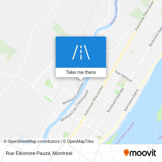 Rue Éléonore-Pauzé map
