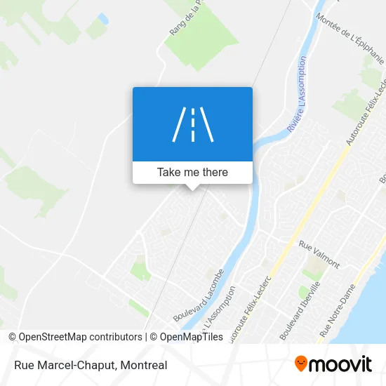 Rue Marcel-Chaput map