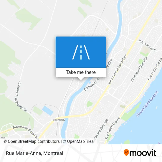Rue Marie-Anne map