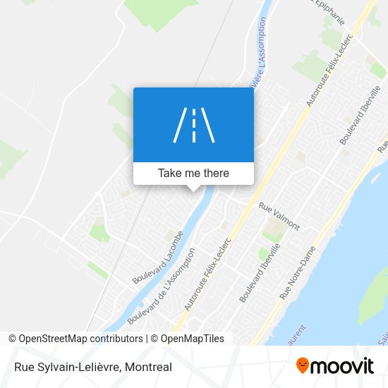 Rue Sylvain-Lelièvre map