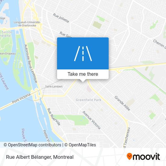 Rue Albert Bélanger map