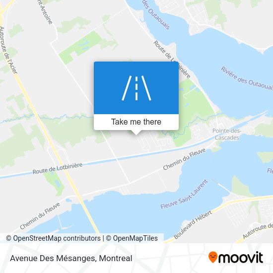 Avenue Des Mésanges map