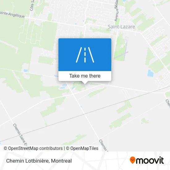 Chemin Lotbinière map