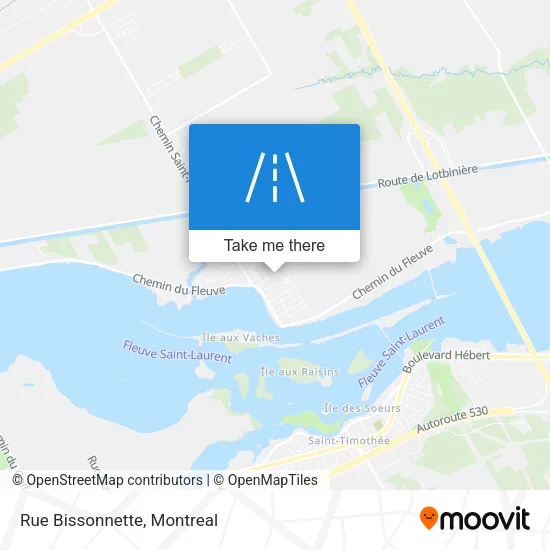 Rue Bissonnette map