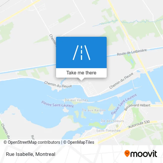 Rue Isabelle map