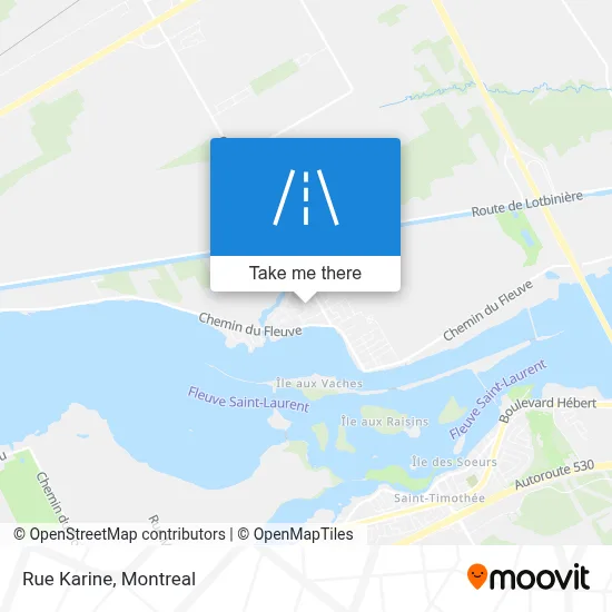 Rue Karine map