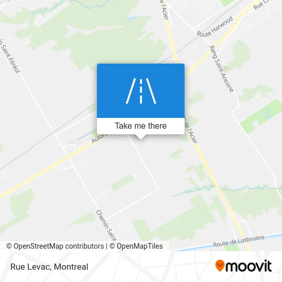 Rue Levac map