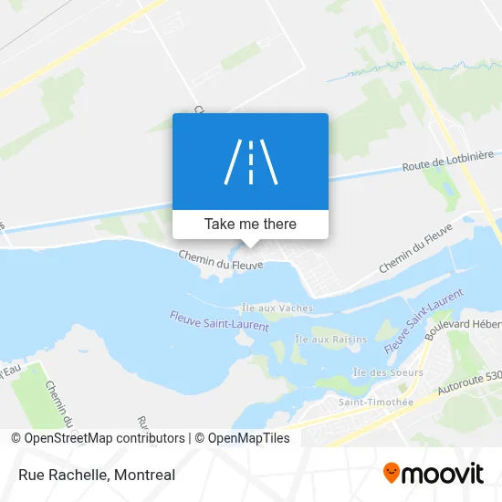 Rue Rachelle map