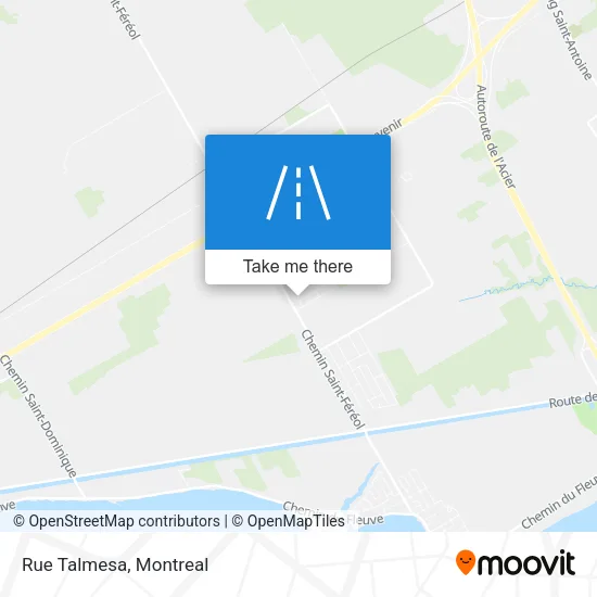 Rue Talmesa map
