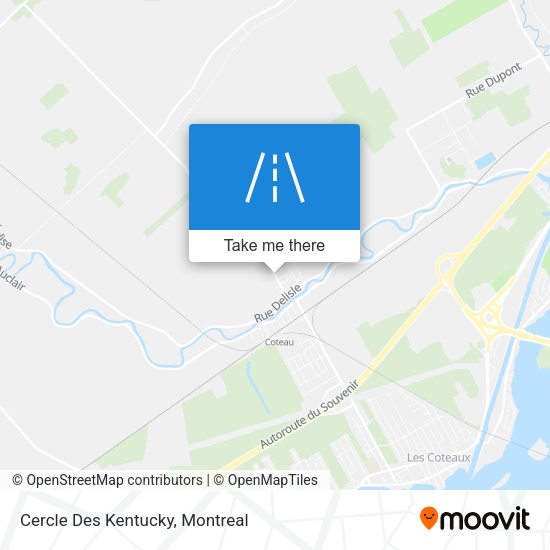 Cercle Des Kentucky map