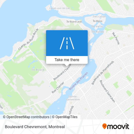 Boulevard Chevremont map