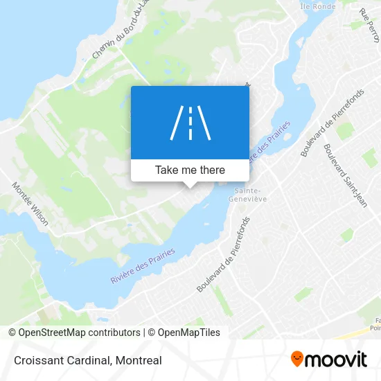 Croissant Cardinal map