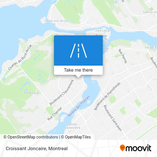 Croissant Joncaire map