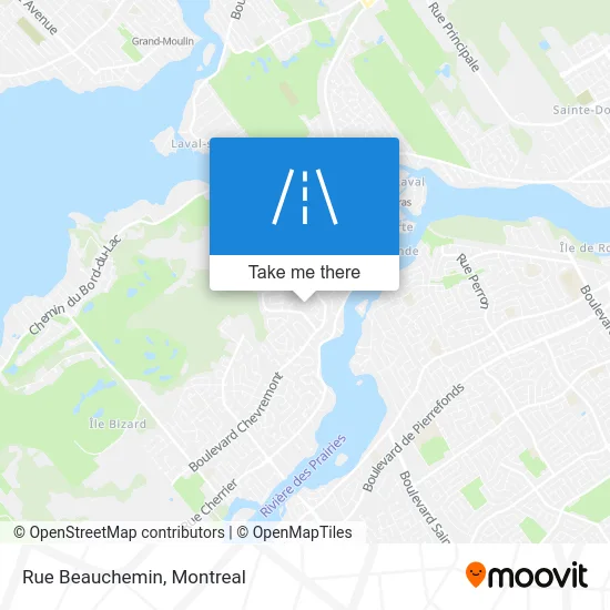 Rue Beauchemin map