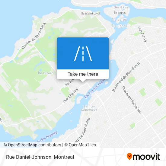 Rue Daniel-Johnson map