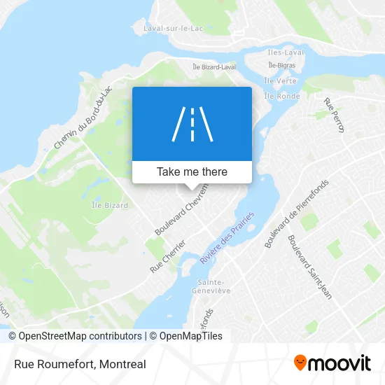 Rue Roumefort map
