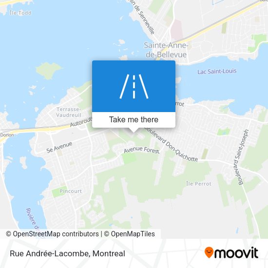 Rue Andrée-Lacombe map