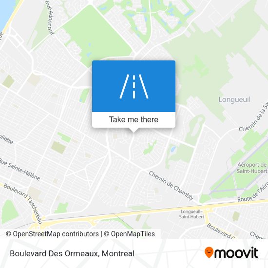 Boulevard Des Ormeaux map
