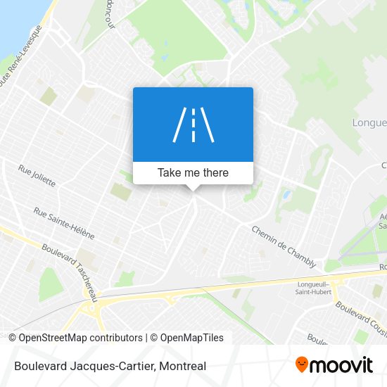 Boulevard Jacques-Cartier map
