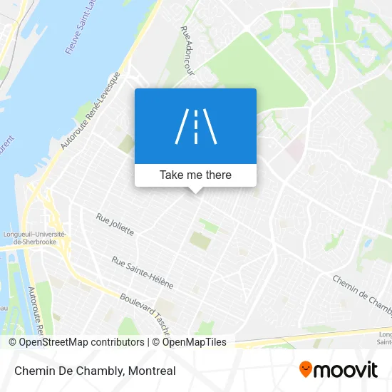 Chemin De Chambly map