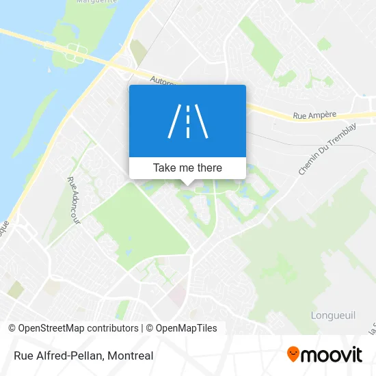 Rue Alfred-Pellan map