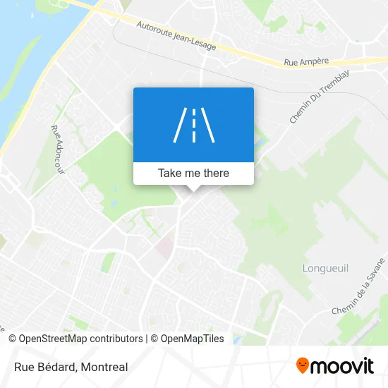 Rue Bédard map