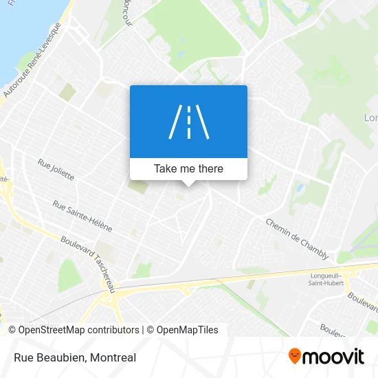 Rue Beaubien map